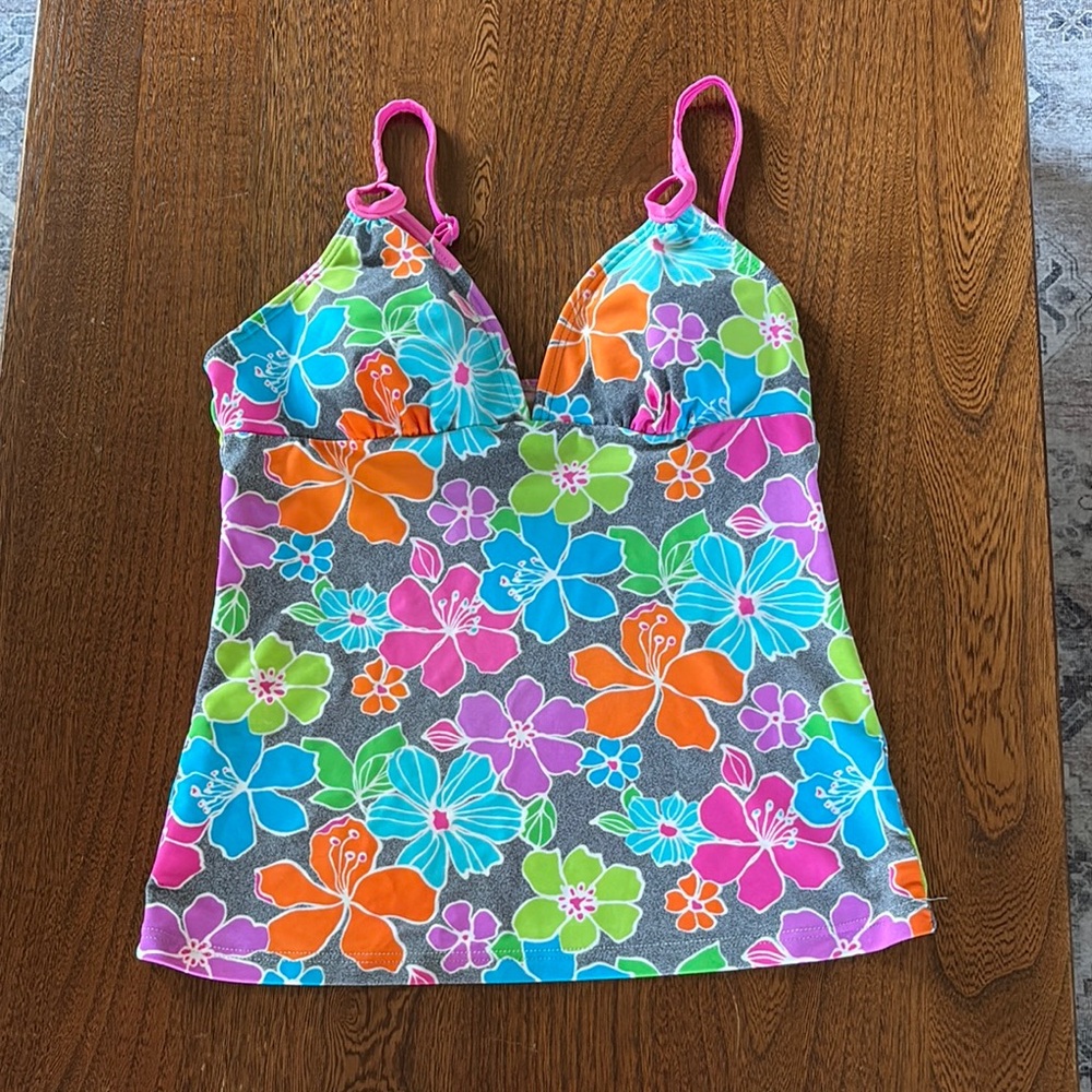 Floral Juniors Multicolor Tankini Small